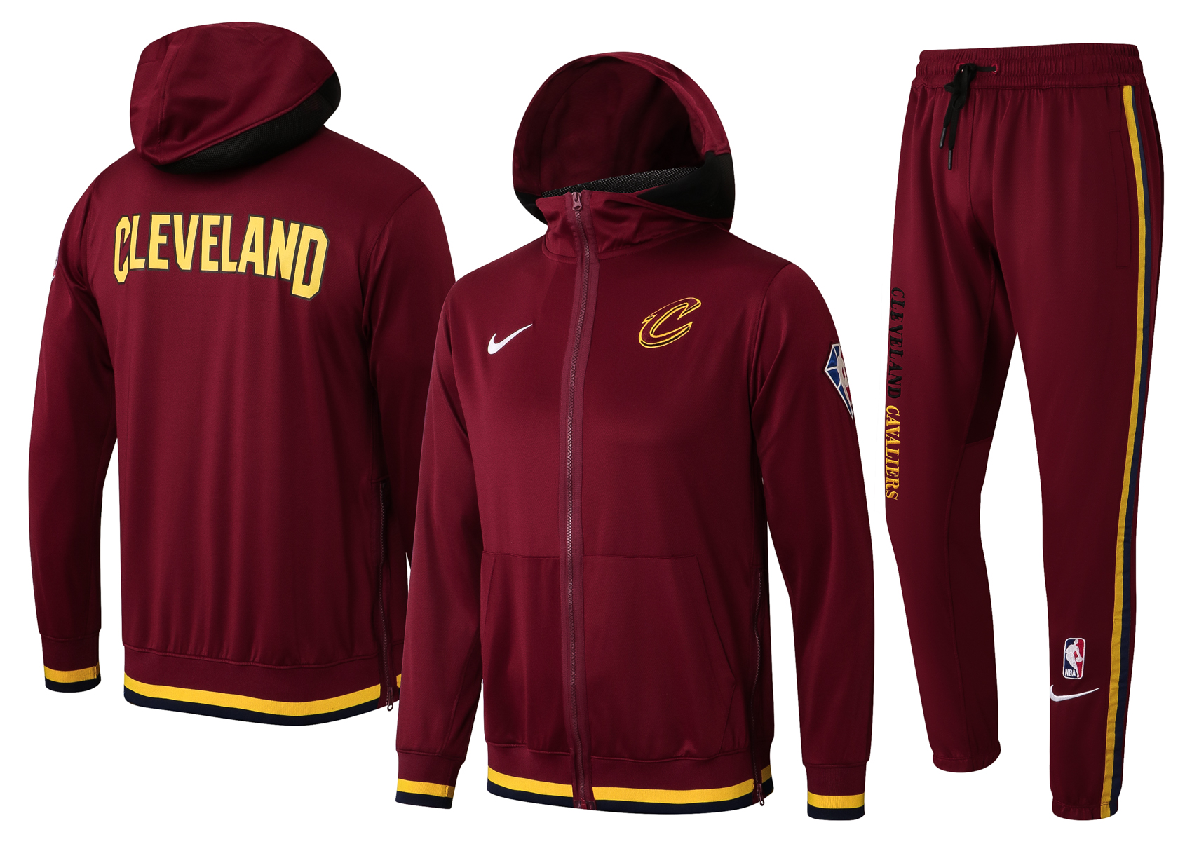 Men Cleveland Cavaliers red 2024 NBA Nike Training suit